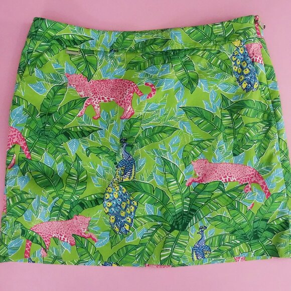 Ralph Lauren Polo Golf Leopard Jungle Print Skort Sample Size 6 - Picture 6 of 15